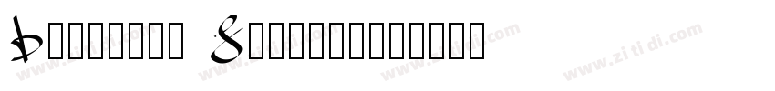Bellisya Signature字体转换